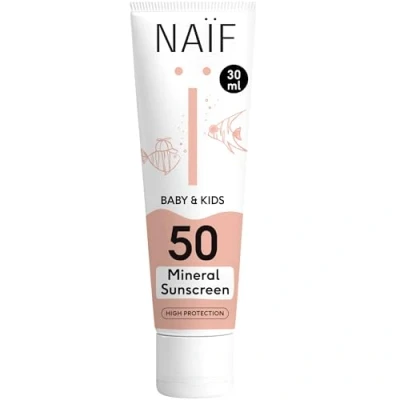 Abbildung von NAÏF Baby &amp; Kids Sun Mineral Sunscreen Cream SPF50 30