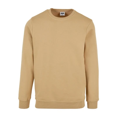 Abbildung von Urban Classics Basic Sweatshirt, Herren, Größe: Small, Unionbeige
