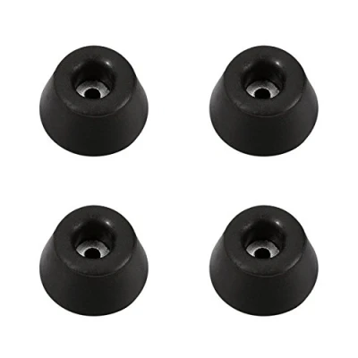 Abbildung von Adam Hall Hardware 4901 M4 AH 4er Set Gummifuß 30 x 15 mm schwarz im Beutel