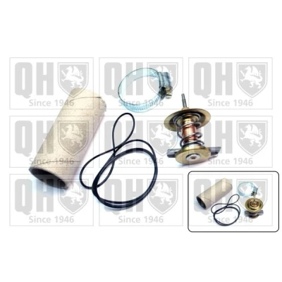 Abbildung von QUINTON HAZELL QTH600K Kühlwasserthermostat 92 40 mit Dichtung ohne Gehäuse OPEL: Sintra, Vectra C Limousine, Astra G CC, SAAB: 9 3 Kombi