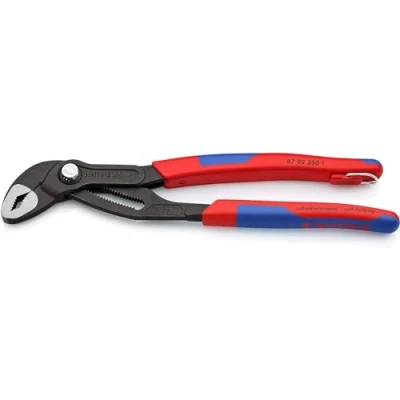 Abbildung von Knipex 87 02 250 T, Steckverbindungszange, 5 cm, 4,6 Chrom Vanadium Stahl, Kunststoff, Blau, Rot