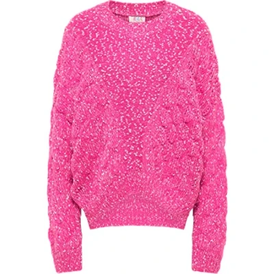 Abbildung von ZITHA Women&#039;s Strickpullover, Pink Weiss, M L