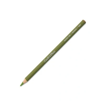 Abbildung von Conté a Paris 2116 Pastellstifte mit hoher Lichtechtheit aus hochwertigen Pigmente für Skizzen und Portraits, Ø Mine 5mm, Stift 8,5mm Olivgrün