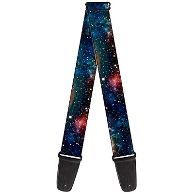 Abbildung von Buckle Down GS W34577 Gitarrengurt Space Dust Collage 5,1 cm breit, 73,7137,2 Länge