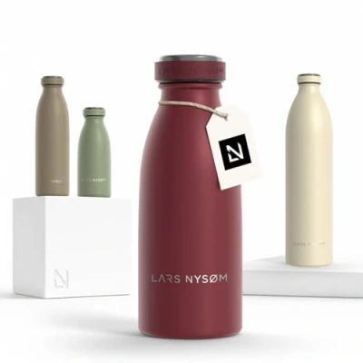 Abbildung von LARS NYSØM Isolierflasche Ren, BPA Freie Thermosflasche 350ml 500ml 750ml 1l 1,5l