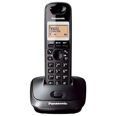 Abbildung von Panasonic Kx Tg2511Fx Telefon Dect Schwarz Anrufer Identifikation Telefone (Dect Telefon, Freisprecheinrichtung, 50 Eintragungen, Identifikation, Schwarz)