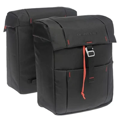 Abbildung von Doppelpacktasche New Looxs Vigo Double Atran 37 Liter 31 X 40 15 Cm (2x) Schwarz