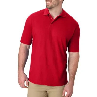 Abbildung von Hanes Herren kurzärmeliges X Temp W/FreshIQ Polo, dunkelrot, XX Large