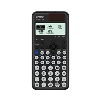 Abbildung von Casio FX 85GTCW Wissenschaftlicher Taschenrechner, Schwarz