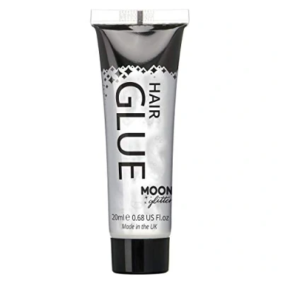 Abbildung von Glitzer Haarkleber von Moon Glitter Geeignet für die Nutzung mit allen Glitzern, einschließlich feinen, stückigen, holographischen, schillernden und bio