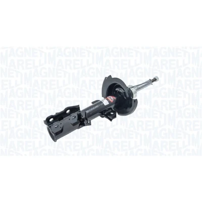 Abbildung von MAGNETI MARELLI 357079070200 Stoßdämpfer Vorderachse links Gasdruck Zweirohr Federbein unten Schelle, oben Stift FORD: FIESTA 6, 6 Van