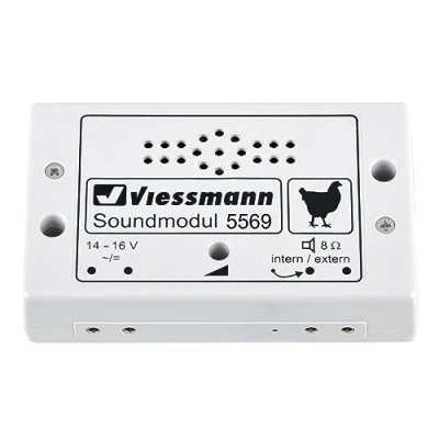 Abbildung von Viessmann Modelltechnik 5569 Soundmodul Hühnerhof Fertigbaustein