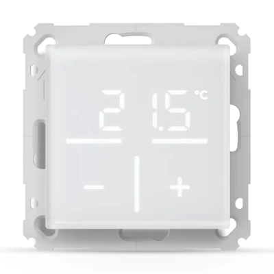 Abbildung von Homematic IP Glas Wandthermostat mit CO2 Sensor