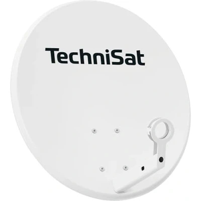 Abbildung von TechniSat TECHNITENNE 60 Satellitenschüssel (digital Sat Anlage, Antenne mit Masthalterung, vorbereitet für die Aufnahme eines 40 mm LNB) cm Spiegel, lichtgrau