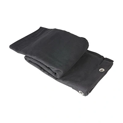 Abbildung von Adam Hall Accessories 0152 x 63 Bühnenmolton B1 schwarz mit Ösen brüniert 6 3 m