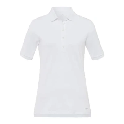 Abbildung von Style Cleo Poloshirt unifarben in Einer Pima Pique Qualität