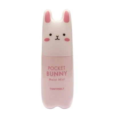 Abbildung von TONYMOLY Pocket Bunny Moist Face Mist Erdbeerduft Spray, Gesichtsspray Feuchtigkeit Feuchtigkeitsspray Gesicht für Alle Hauttypen Mister, Wasserspray Gesicht, 60 ml