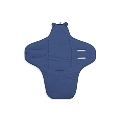 Abbildung von Jollein Basic Stripe Babydecke für Kinder, Größe: One Size, Blue