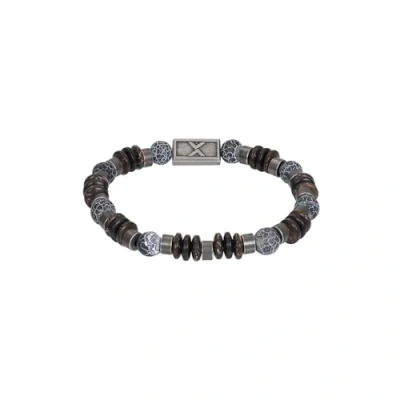 Abbildung von iXXXi Men Perlenarmband Yusaf mattes Silber One Size