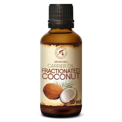 Abbildung von Fraktioniertes Kokosöl 50ml Basisöl Reine &amp; Natürlich Geruchlos Besten Hautöl Körperöl Haaröl Flüssig Gesichtsöl Kokos öl für Schönheit Massageöl Fractionated Coconut Oil