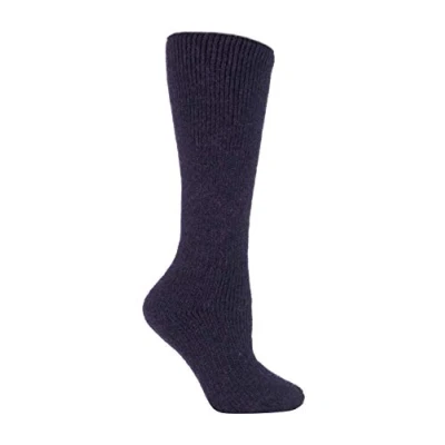 Abbildung von HEAT HOLDERS Damen 2.7 Tog Thermo Winter Warm Knielang Wollsocken (37/42, Purple (XL.Wool))