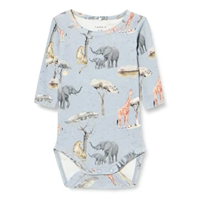 Abbildung von NAME IT Baby Jungen NBMJUPAR LS Body, Peyote Melange, 56