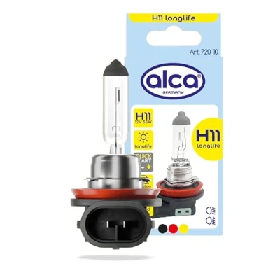 Abbildung von alca KFZ Ersatzleuchte H11 Auto Leuchtmittel universal 12 V 55 W Sockel: PGJ19 2