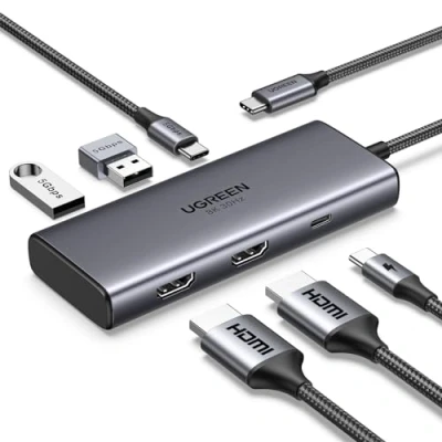 Abbildung von UGREEN Hub Revodok Pro 206 USB C 6 in 1
