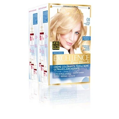 Abbildung von L&#039;OREAL Coloration EXCELLENCE crème Tout les Blonds 01 Blond lumineux naturel