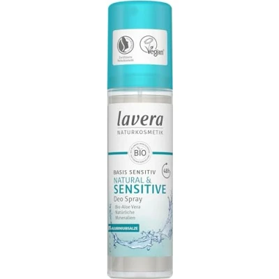 Abbildung von Lavera Deodorants Basis Sensitiv DEO Spray Deodorant, Größe: 75 ml, Transparent