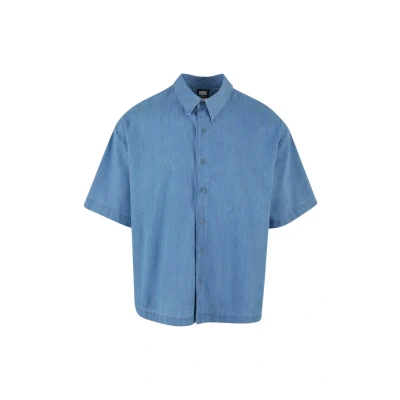Abbildung von Urban Classics Hemd, Herren, Größe: Large, Skyblue washed