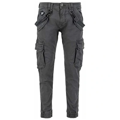 Abbildung von Alpha Industries Utility PANT Cargohose, Herren, Größe: 28, Vintage grey