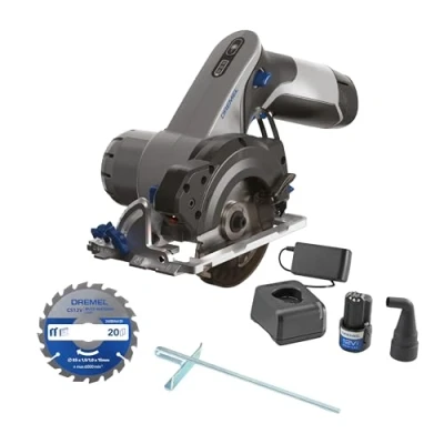 Abbildung von Dremel Akku Kreissäge 12V mit Laser CS12V S1 Handkreissäge (F013CS12JA)