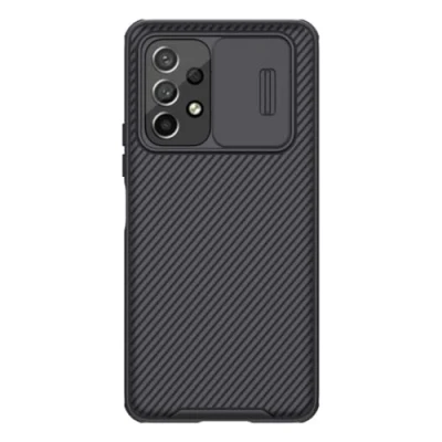 Abbildung von Samsung Galaxy A53 Hülle Kunststoff Nillkin Hard Case/Backcover Handyhülle Schwarz