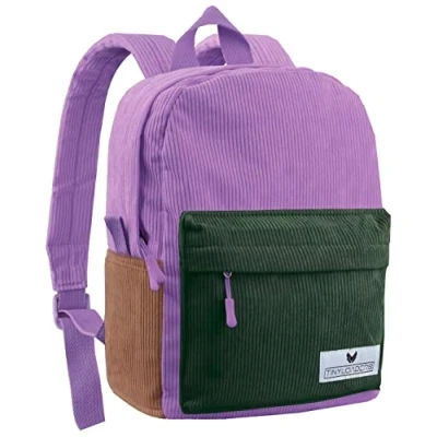 Abbildung von TINYLOADERS Kinderrucksack Kord Kinder Rucksack Backpack Daypack Wanderrucksack, Kinder, Innentasche, PFC frei, Robuste Zipper, Kordrucksack
