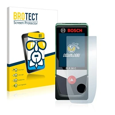 Abbildung von BROTECT Schutzglas für Bosch PLR 50 C Schutzfolie Panzer Folie Glas [Extrem Kratzfest 9H, Anti Fingerprint, Ultra Transparent]