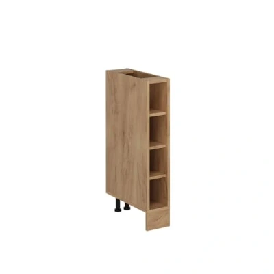 Abbildung von Vicco Küchenregal R Line, Goldkraft Eiche, 15 cm ohne Arbeitsplatte
