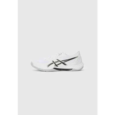 Abbildung von Asics Rocket 12 Volleyballschuh, Herren, Größe: 48, White/black Hochwertiges lederimitat