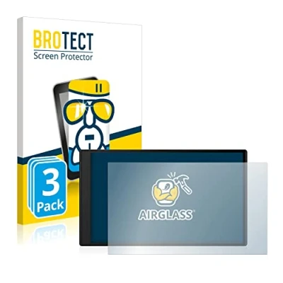 Abbildung von BROTECT Schutzglas für Garmin DriveSmart 76 MT D (3 Stück) Schutzfolie Panzer Folie Glas [Extrem Kratzfest 9H, Anti Fingerprint, Ultra Transparent]