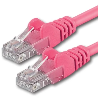 Abbildung von 1aTTack.de 2m magenta 1 Stück CAT.6 CAT6 Ethernet Lan Netzwerk Kabel 1000 Mbit/s Patchkabel