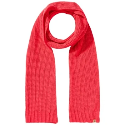 Abbildung von camel active Damen Strickschal aus reiner Baumwolle Leuchtendes Rot womenswear OS