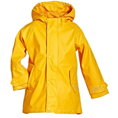 Abbildung von BMS Kinder Regenmantel 100% wasserdicht gelb 122