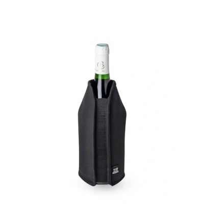 Abbildung von PEUGEOT Flaschenkühler Frizz Für einen kühlen Champagner oder Wein in 20 Minuten Hält 2 Stunden lang kühl Leicht zu reinigender Stoff Passt sich allen Flaschen an Schwarz
