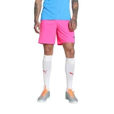 Abbildung von Puma Teamgoal kurze Sporthose, Herren, Größe: XL, Pinkschwarz