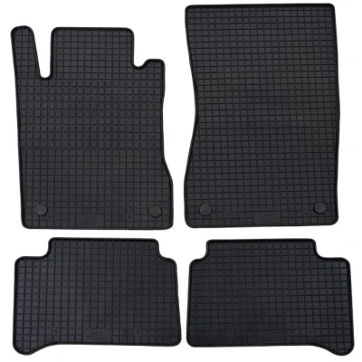 Abbildung von PETEX Gummimatten passend für E Klasse (W211) ab 03/2002 02/2009 / T Modell 03/2003 10/2009 CLS (W219) 10/2004 Fußmatten schwarz 4 teilig