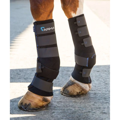 Abbildung von Arma by Shires Gamaschen Deluxe Schwarz XWarmblut