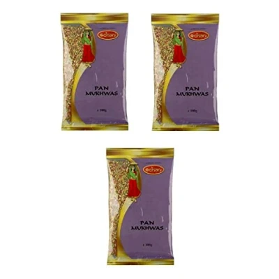 Abbildung von Pamai Pai® Dreierpack: 3 x 100g Pan Mukhwas Atemfrisch Konfekt Schani frischer Atem Mukwas