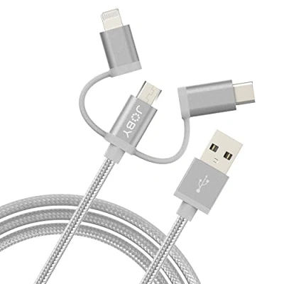 Abbildung von Joby ChargeSync Kabel 3in1 GR Objektivzubehör