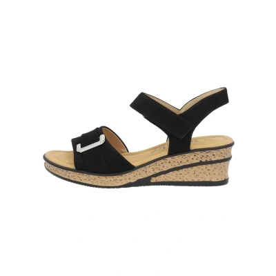Abbildung von Palado Vemlu Keilsandalette, Damen, Größe: 37, Schwarz Schuhe