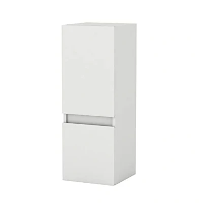 Abbildung von Aica Sanitär Midischrank 83 cm Hängeschrank Badschrank Badezimmer Schrank Weiß Matt